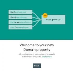 Console to offer “domain properties” — Google Search
