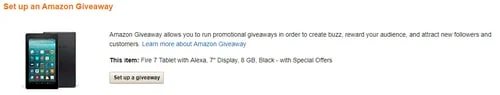 Grow your audience with an Amazon Giveaway — How to