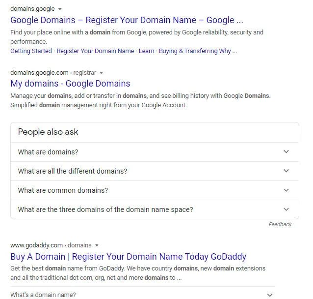 Became a strong competitor for domain names — How Google