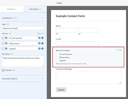 WPForms - Drag & Drop Form Builder - Fresh Field