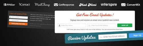 Capturing leads and growing your email list — Tools for