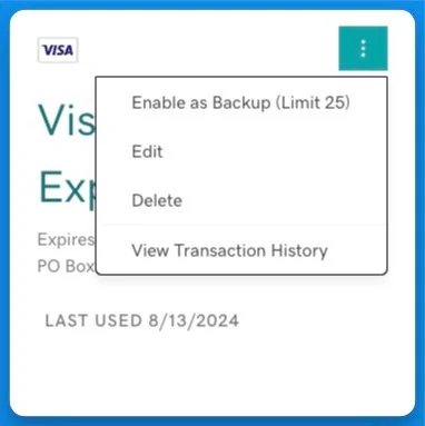 Set up a backup payment method at GoDaddy — How to
