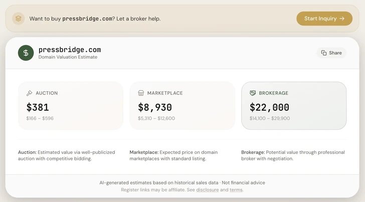 No backup data makes it hard to justify prices: Humbleworth domain appraisal review