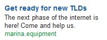 I don’t understand this fresh TLD ad