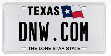 I ordered a fresh license plate…