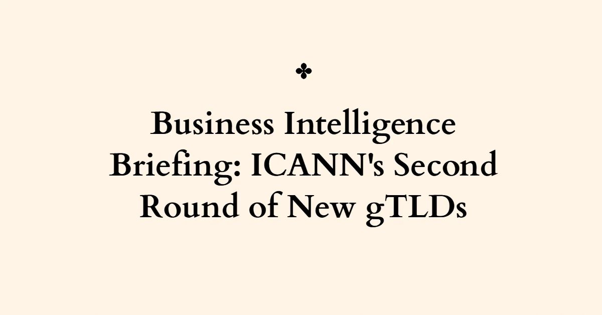 ICA to host event regarding next round of TLDs (open to public)