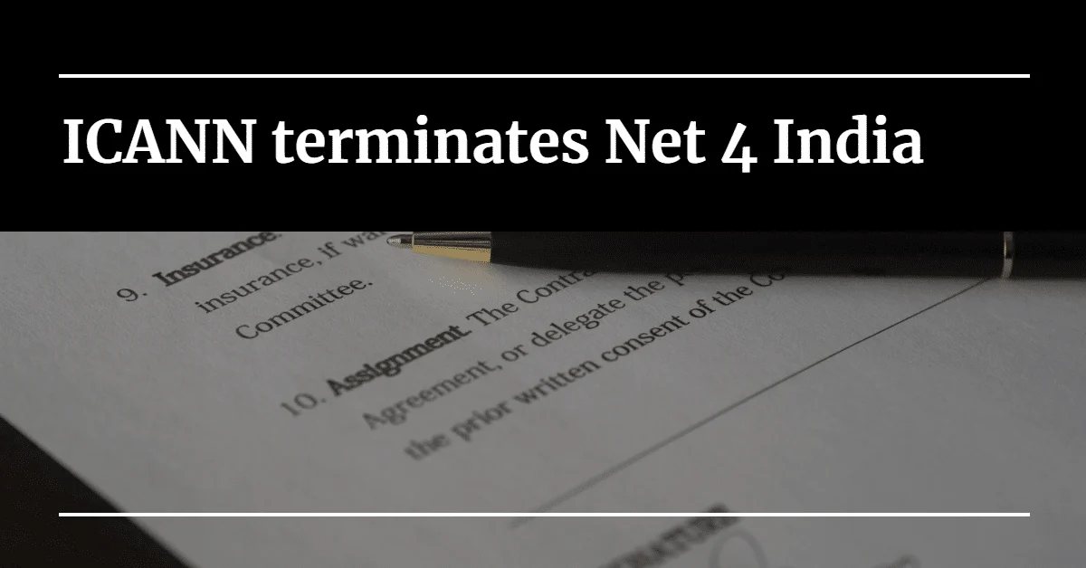 ICANN terminates Net 4 India