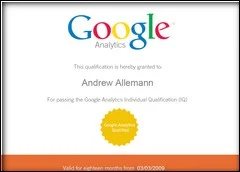 I’m Now Google Analytics Qualified