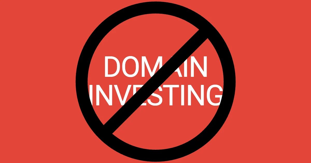 Ban .in domain investing — India might