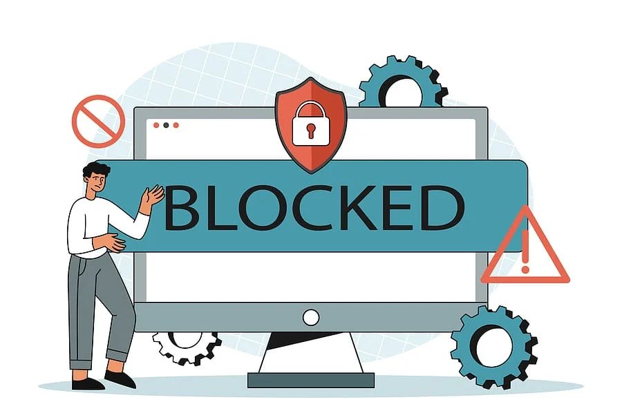 Block access to major domain registrars — Indian ISPs