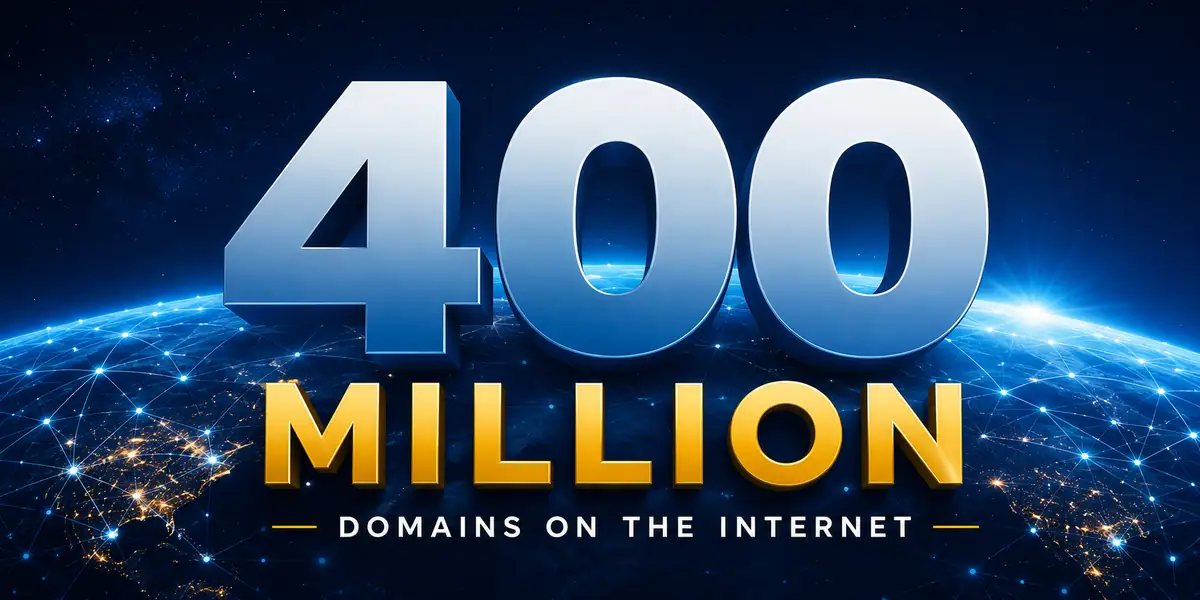 400 million domain names — Internet tops