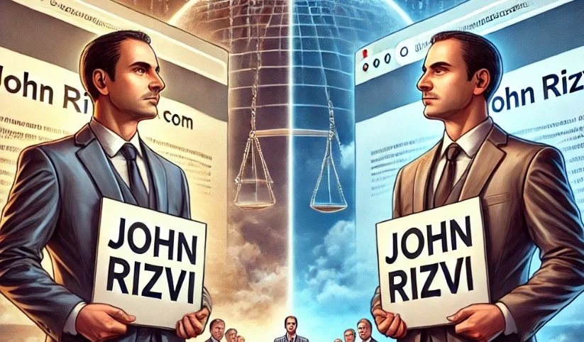 Loses cybersquatting dispute to John Rizvi — John Rizvi