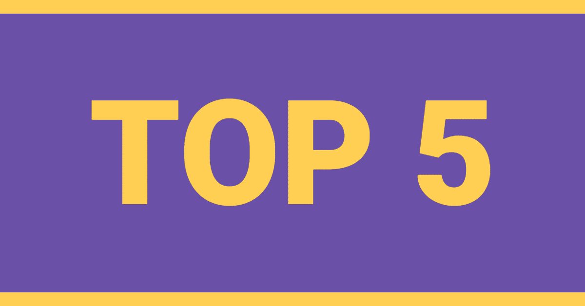 Top 5 domain stories — Last month’s