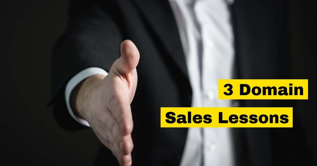 Three recent domain sales — Lessons from