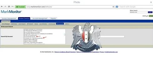 Hacked by Syrian Electronic Army — MarkMonitor allegedly