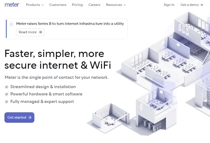 Meter.com, raises $38 million in Series B funding — Meter, using
