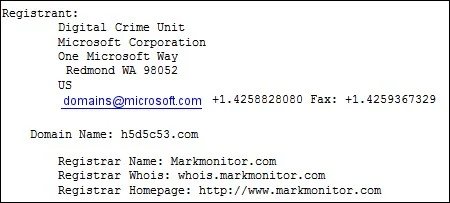 Domains to thwart botnets — Microsoft registers
