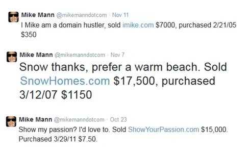And (more) economics of domain name portfolios — Mike Mann