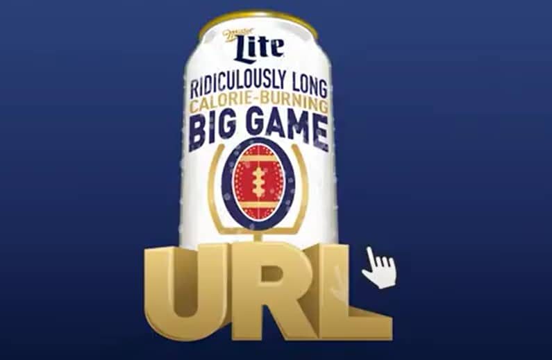 Will pay you $8 to type in this 836-character URL — Miller Lite