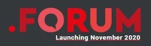 Launch pricey .Forum top level domain name — MMX to
