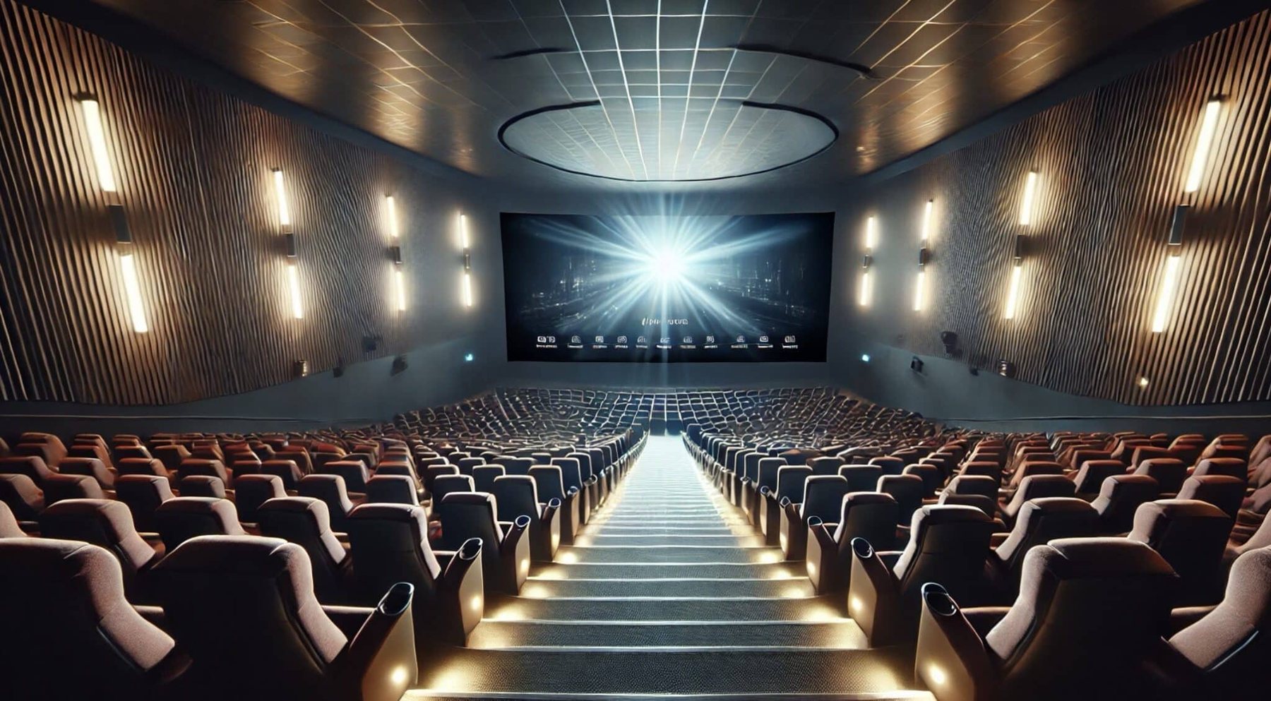 Graphic of the inside of a movie theater