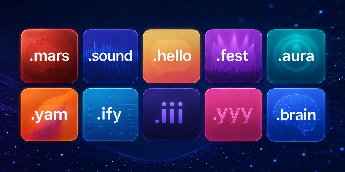 Applies for 10 top level domains — Name Space