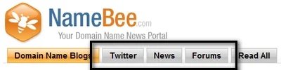 Up Domain Name Content Aggregation — NameBee.com Amps