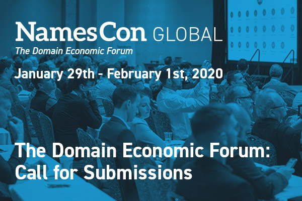 For submissions for 2020 event — NamesCon calls