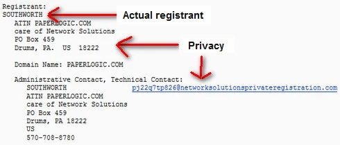 Files domain privacy patent application — Network Solutions