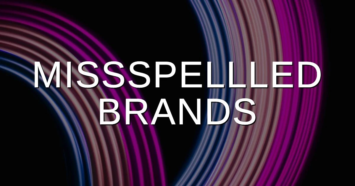 Fresh research reveals which misspelled brand names work best