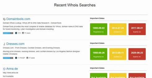 WHOIS services you trust — Only use