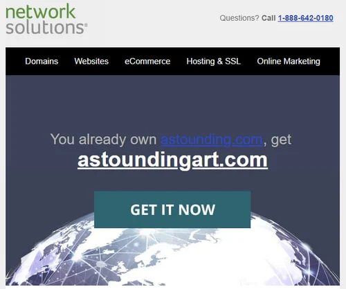 Oops: Network Solutions tells clients that their domain is now available