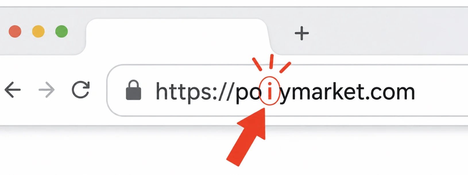 Typo domain to trick consumers — Polymarket uses