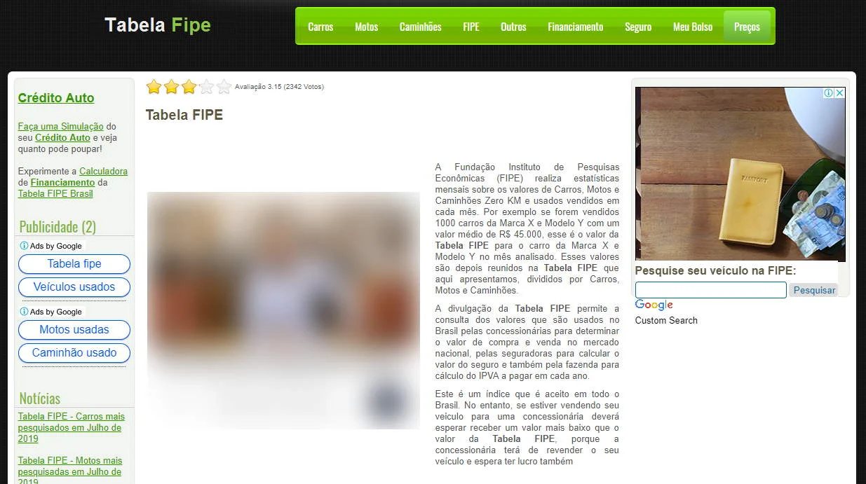 Website stolen, lawsuit claims — Popular Brazilian