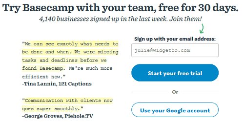 User Engagement - Calls to Action