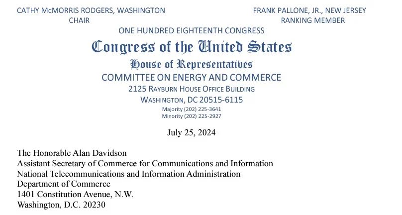 Open inquiry into Verisign’s .com contract — Republican lawmakers
