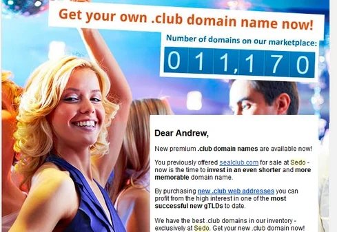 Sedo does the promotion that domain registrars ought to do