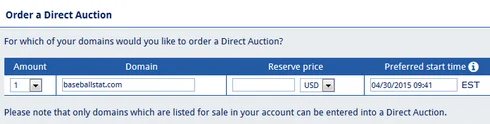 Lets clients start their own domain name auctions — Sedo now