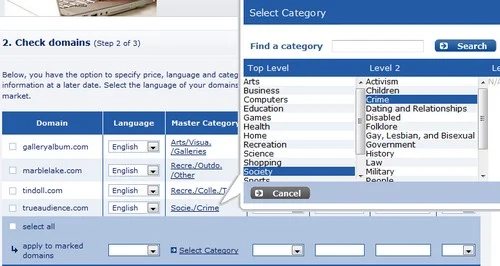 Categorization Tool Hits a Home Run — Sedo’s Auto