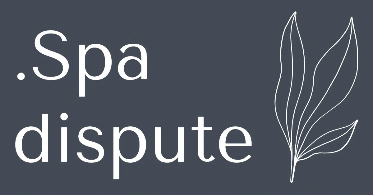 Muddied by court order — .Spa launch
