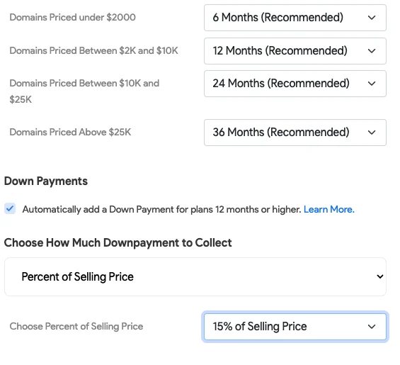 Down payment option for lease to own — Squadhelp adds