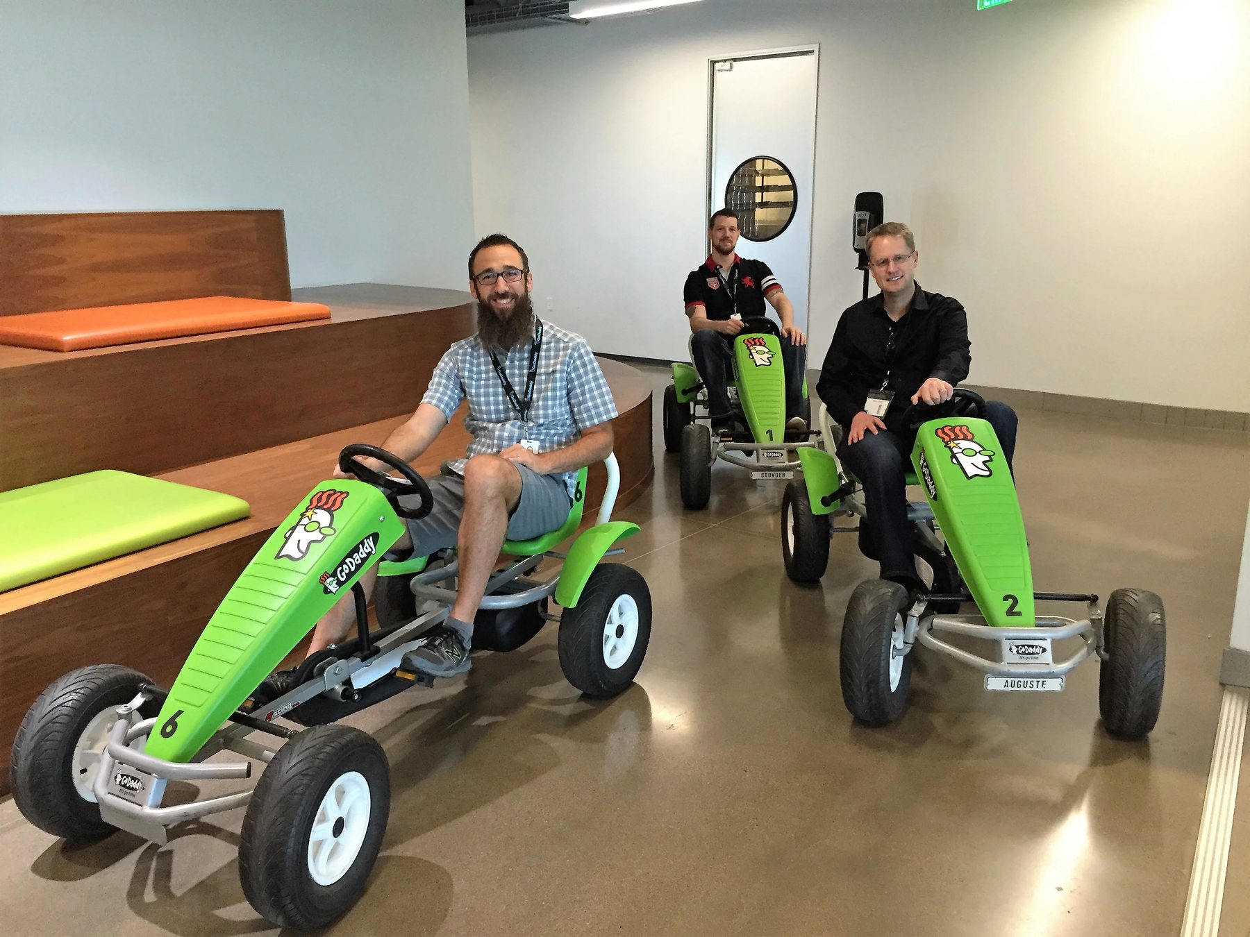 L to R: Deron Ruse (Premier Services Account Manager), Greg Silvius (Premier Services Manager), Andrew Allemann