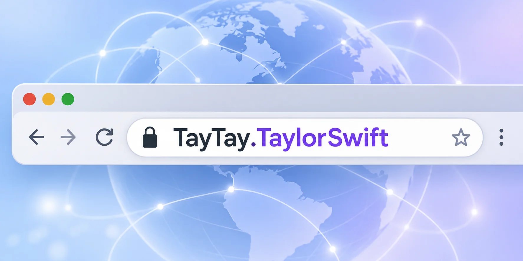 Applies for her own top level domain — Taylor Swift
