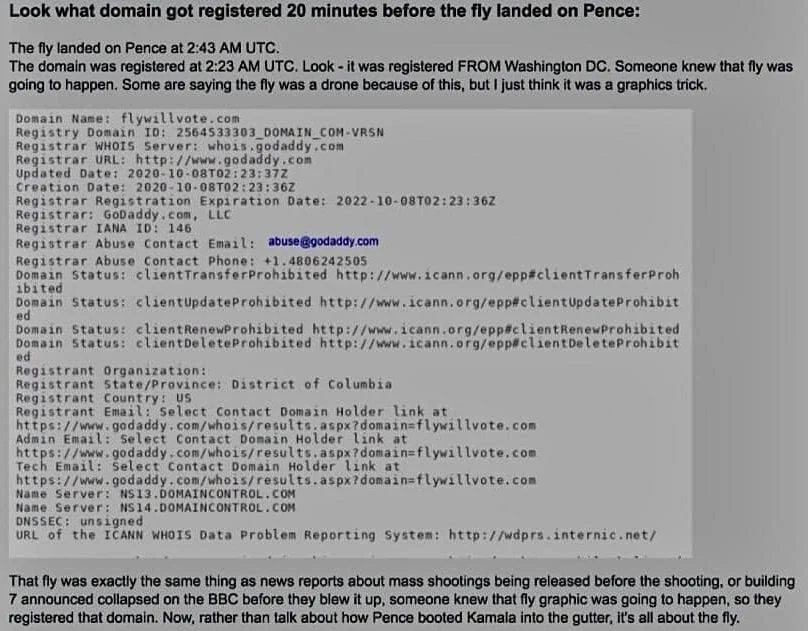 There’s an actual conspiracy theory regarding FlyWillVote.com