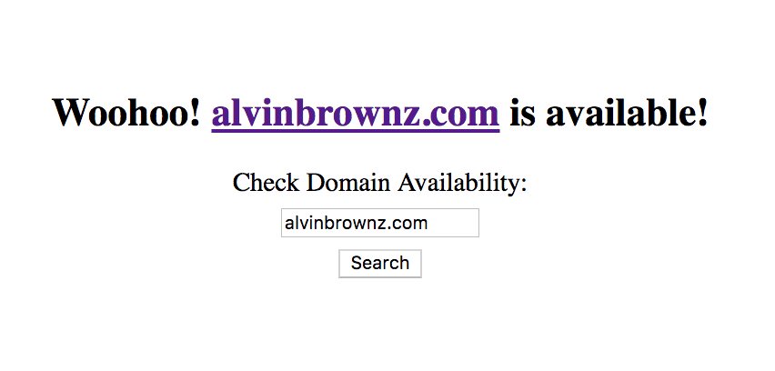 GoDaddy API Available Domain Search Feature