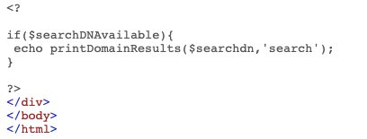 Domain Suggestion Tool Client-Side Code