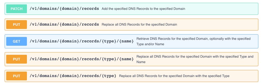 How to update DNS Records using GoDaddy API: Tutorial