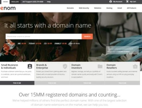 Updated Enom goes live today
