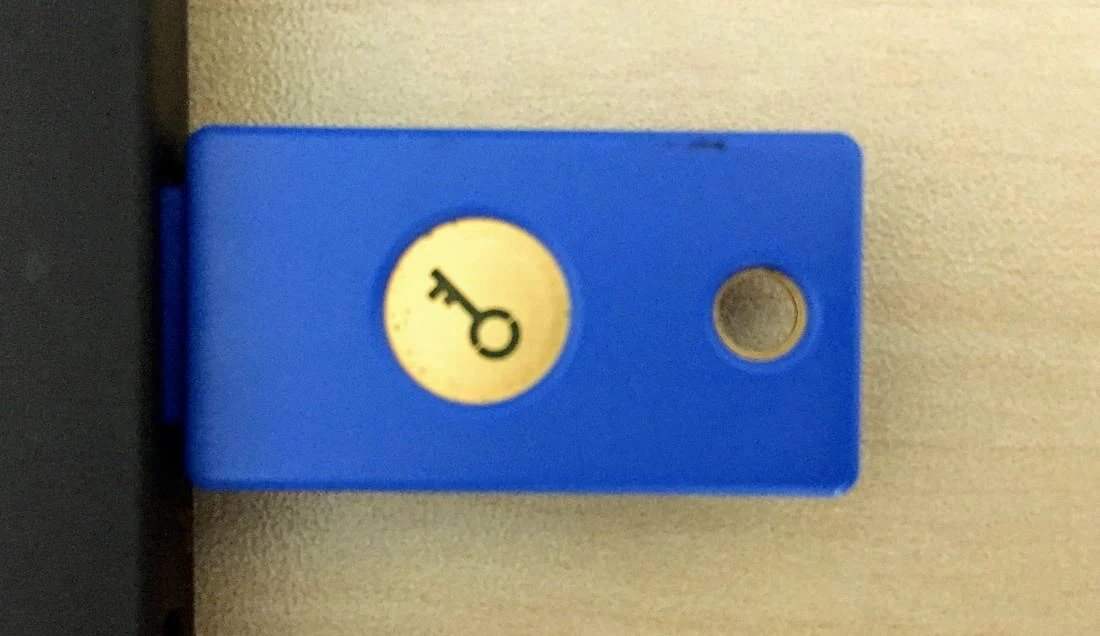Two-factor authentication to a physical key — Upgrading GoDaddy