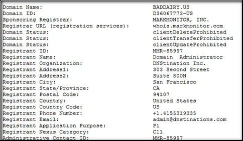 Privacy is alive and well if you use Mark Monitor — .Us whois